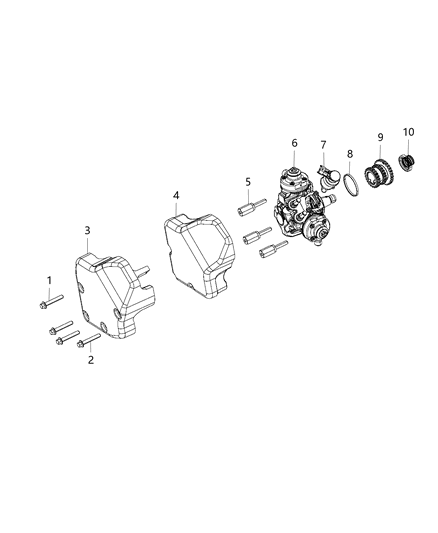 2018 Ram 1500 Stud Diagram for 68229387AA