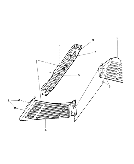 2007 Jeep Grand Cherokee Screw [M8X1.25X58.00] Diagram for 6508082AA