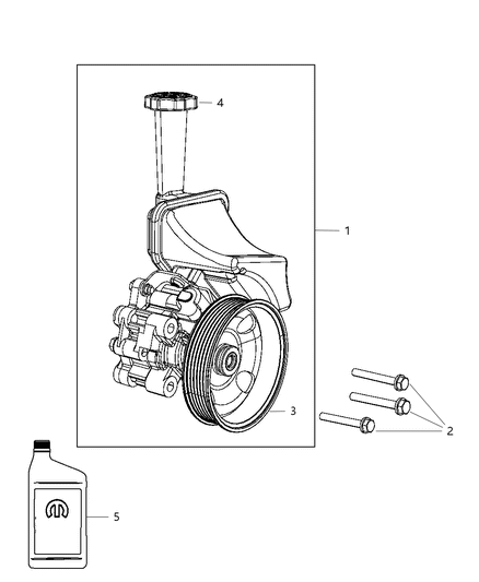 2013 Jeep Grand Cherokee Power Steering Pump Diagram 4 - Thumbnail