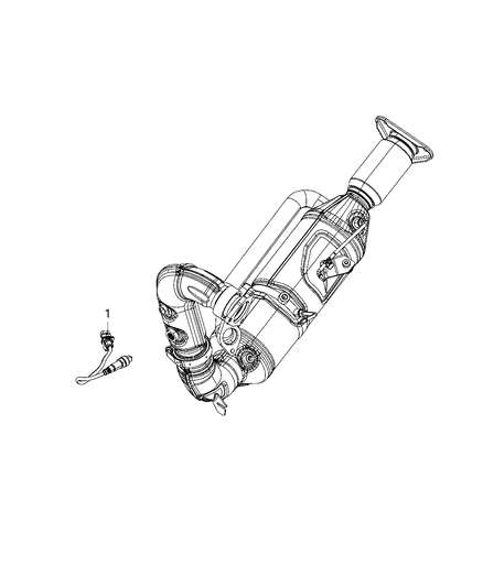2021 Jeep Gladiator Oxygen Sensors Diagram 1 - Thumbnail