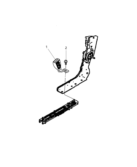 2005 Chrysler Pacifica Seat Belt Rear Inner Diagram for TS931DVAA