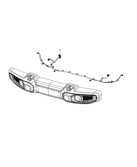 2021 Jeep Gladiator Wiring - Front End Diagram 1 - Thumbnail