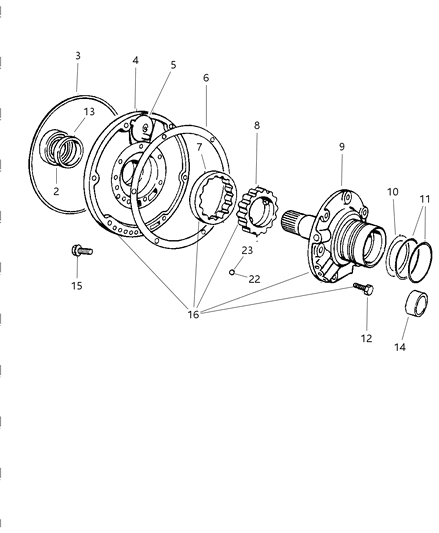 2003 Dodge Durango Oil Pump Diagram 1 - Thumbnail
