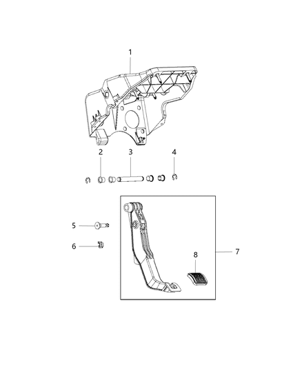 2016 Ram 3500 Cab Chassis Clutch Pedal Diagram