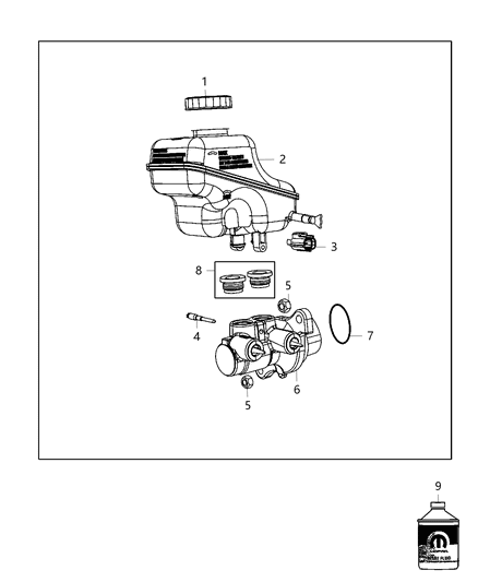 2016 Chrysler 300 Level Sensor Diagram for 68048550AA