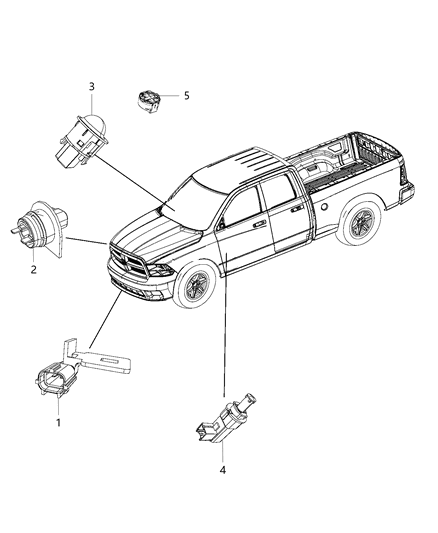 2013 Ram 3500 Cab Chassis Sensors Body Diagram