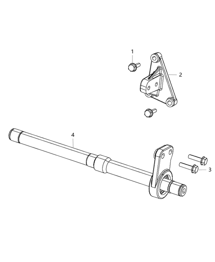 2014 Dodge Journey Shafts , Intermediate Diagram 1 - Thumbnail