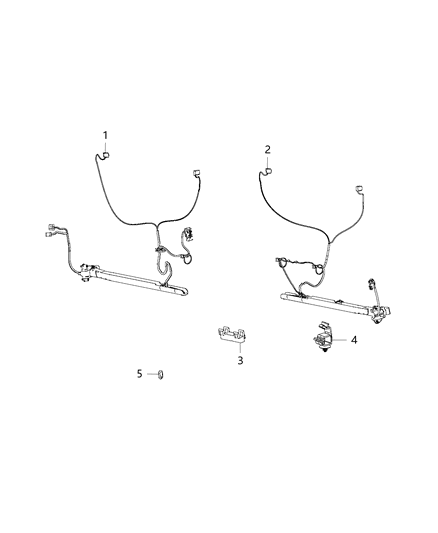 2014 Ram ProMaster 3500 Wiring - Doors Diagram 2 - Thumbnail