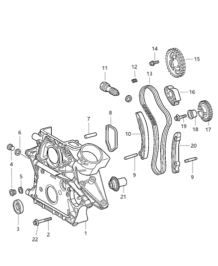2008 Chrysler PT Cruiser Timing System Diagram 2 - Thumbnail