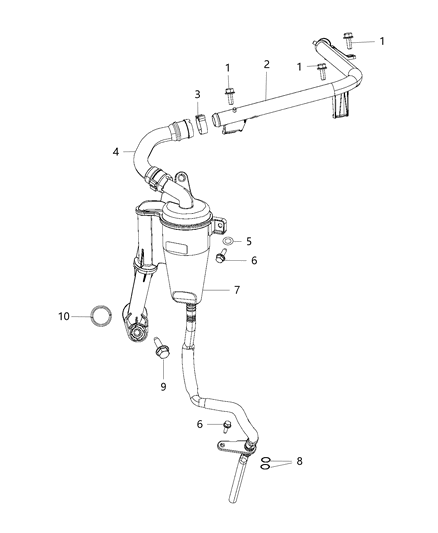 2015 Jeep Renegade Crankcase Ventilation Diagram 4 - Thumbnail