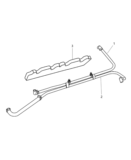 2006 Dodge Viper Breather Element Diagram for 5037336AB