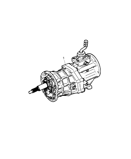 2001 Jeep Wrangler Transmission of Manual Transmission Diagram 2 - Thumbnail