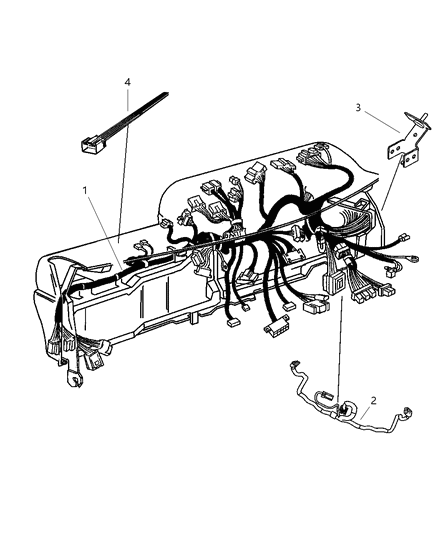 2007 Dodge Ram 3500 Cab Chassis Wiring Instrument Panel Diagram