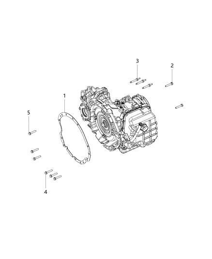 2019 Ram ProMaster 2500 Mounting Bolts Diagram