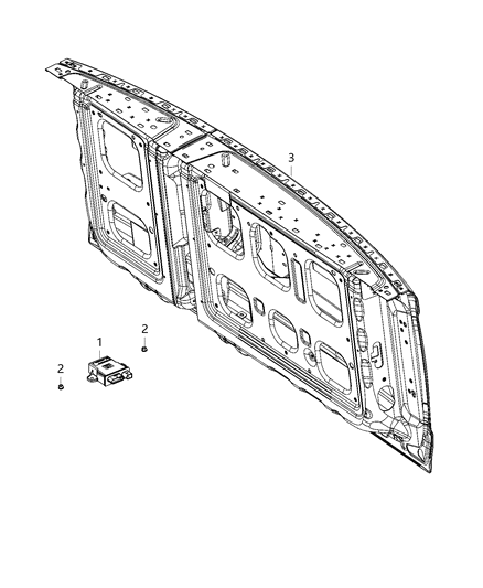 2020 Ram 1500 New Style Modules, Body Diagram 19 - Thumbnail