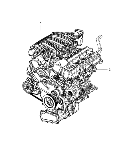 2010 Dodge Journey Engine Assembly & Service Diagram 4 - Thumbnail