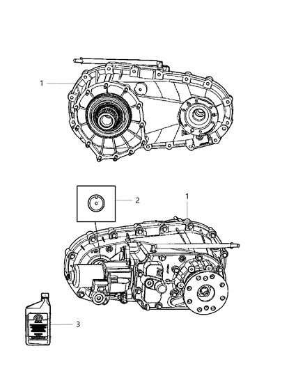 2010 Jeep Commander Transfer Case Assembly & Identification Diagram 2 - Thumbnail