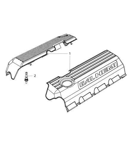 2018 Dodge Durango Engine Covers & Related Parts Diagram 3 - Thumbnail