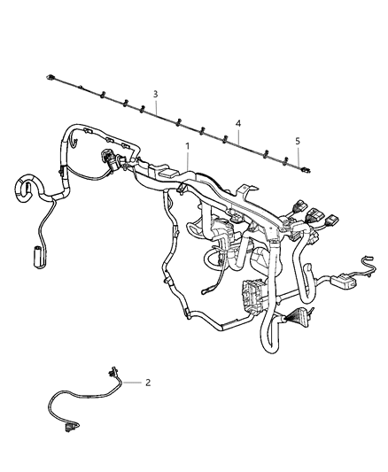 2016 Jeep Compass Wiring Satellite Digital Audio Overlay Diagram for 68066436AA