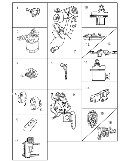1997 Chrysler Cirrus Cruise Switch Diagram for 4608583