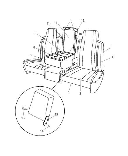 2002 Dodge Ram 3500 Regular Cab Front Seat Diagram 4 - Thumbnail
