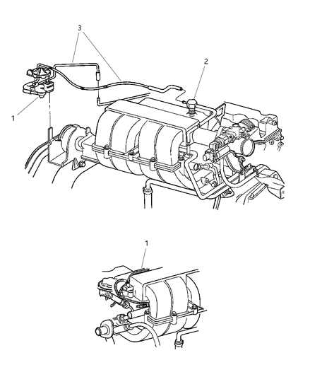 1999 Dodge Caravan Emission Harness Diagram 1 - Thumbnail
