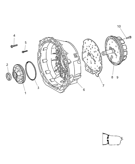 2006 Dodge Magnum Oil Pump & Reaction Shaft Diagram 3 - Thumbnail