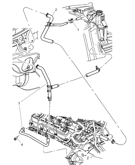 2005 Dodge Magnum Heater Plumbing Diagram 1 - Thumbnail