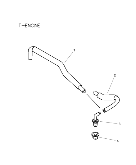 2002 Chrysler Sebring Coupe Crankcase Ventilation Diagram 1 - Thumbnail
