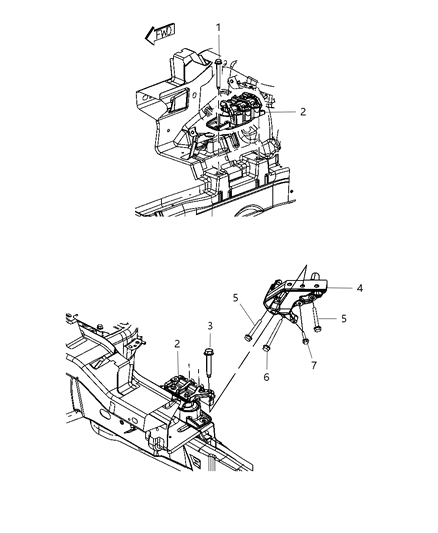 2010 Dodge Journey Engine Mounting Diagram 4 - Thumbnail