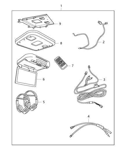 2015 Ram 3500 Pickup Media System Diagram