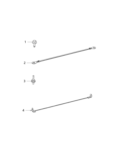 2018 Jeep Wrangler All-new Model Ground Straps Diagram