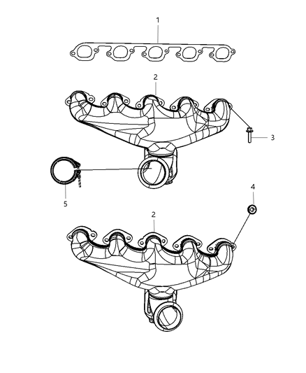 2010 Dodge Viper Exhaust Manifolds Diagram