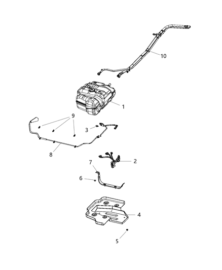 2020 Ram 1500 New Style Diesel Exhaust Fluid System Diagram
