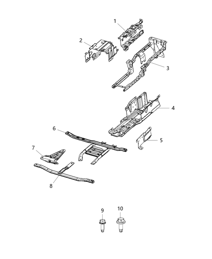 2021 Jeep Wrangler Skid Plate Diagram 2 - Thumbnail