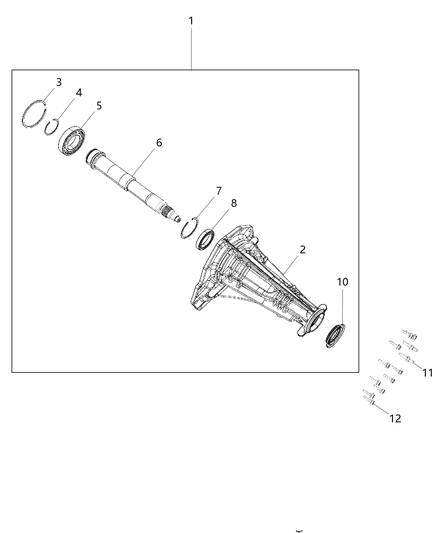 2016 Ram 3500 Cab Chassis Extension Diagram 1 - Thumbnail
