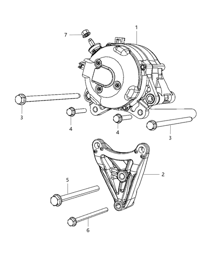 2012 Jeep Wrangler Alternator Diagram 2 - Thumbnail