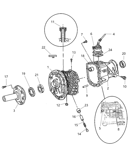 1999 Dodge Ram 3500 Regular Cab Case And Extension Diagram 2 - Thumbnail