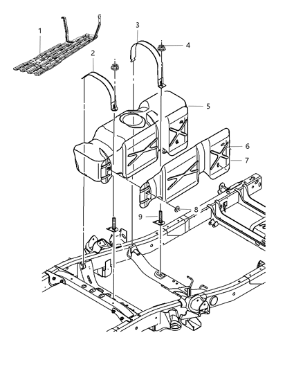 2011 Ram 3500 Pickup Fuel Tank Diagram