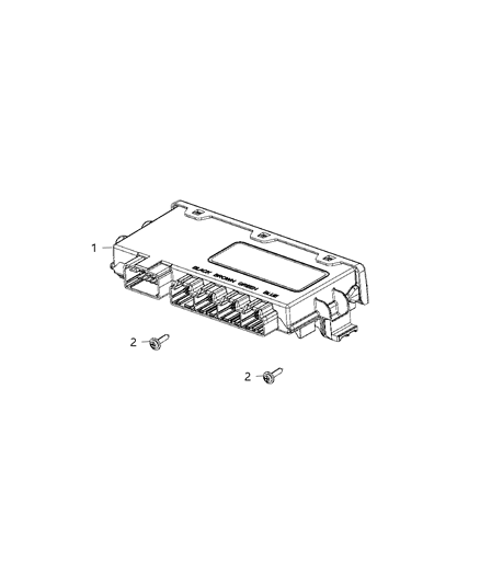 2020 Dodge Charger Control Module Diagram for 68236708AH