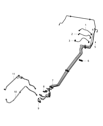 2014 Chrysler 200 Tube Fuel Supply Diagram for 68080865AC