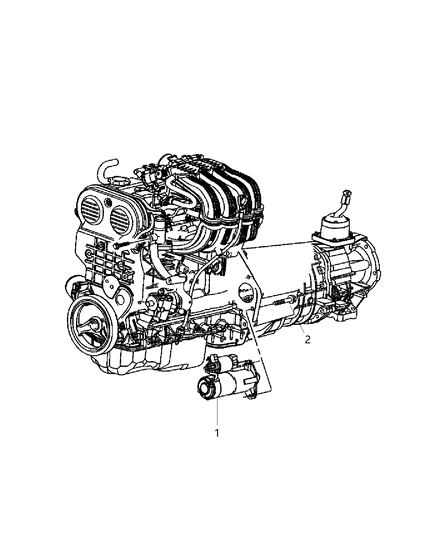 2005 Jeep Wrangler Starter Diagram 1 - Thumbnail