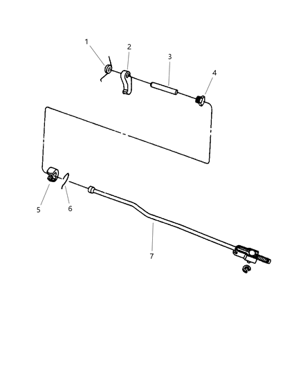 1998 Jeep Grand Cherokee Parking Sprag Diagram 2 - Thumbnail