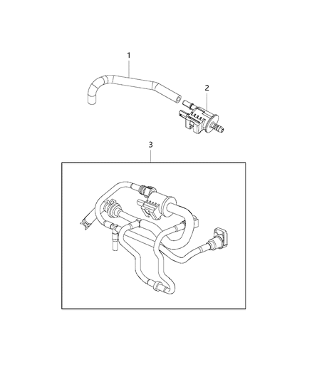 2018 Jeep Compass Valve Diagram for 68275254AA