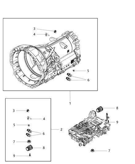 2020 Dodge Durango Case & Related Parts Diagram 7 - Thumbnail