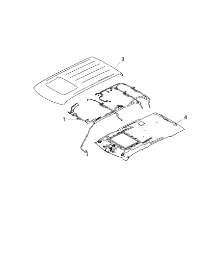 2020 Ram 3500 Cab Chassis Wiring - Overhead Diagram