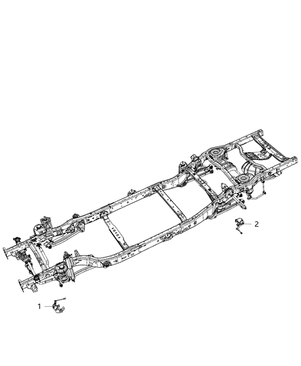 2020 Jeep Gladiator Sensors, Lamps & Windshield Washer Diagram 1 - Thumbnail