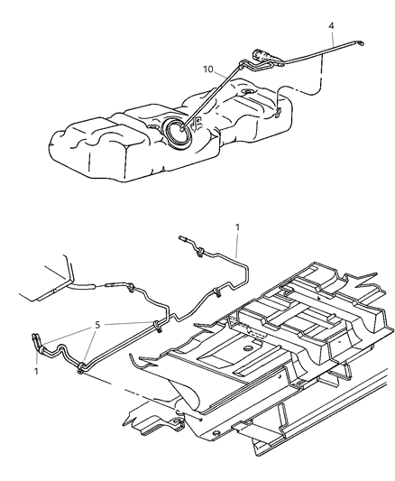 2005 Dodge Caravan Fuel Line Diagram