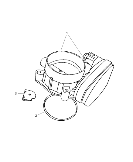 2005 Dodge Magnum Throttle Body Diagram 2 - Thumbnail