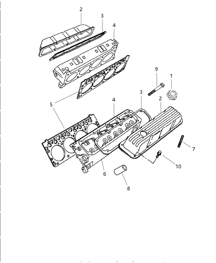2000 Dodge Dakota Cylinder Head Diagram 4 - Thumbnail